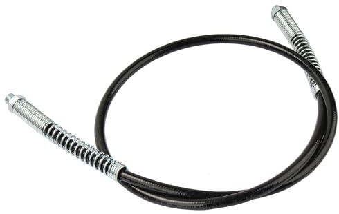 Rsoise Grease Gun Hose 48 49-16-2647, Black, Nylon, M18 & M12 Fit, Lock-on Trigger, Air Bleeder Valve, Super Durable