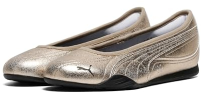 PUMA Bailarinas Catch Metallic Whisper Mujer 39, Gold Black
