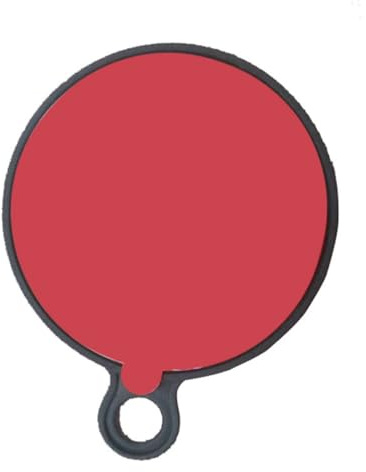 Qsvbeeqj Disco de montaje de plástico para salpicadero con base de pegamento de palo alto, almohadilla roja de 80 mm para dispositivos móviles, ventosas, accesorios antideslizantes