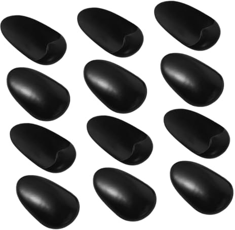 TOPBATHY 60pcs Hair Dye Ear Covers with Quick Hook Design Plastic Ear Protectors for Hair Dryer and Coloring Lightweight Reusable Heat Shield Caps for Salon and Home Use