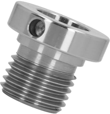 KUIDAMOS Edelstahl-Drehmaschinen-Spindelstock-Adapter, Praktische Reduzierhülse für Holzbearbeitungs-Drehmaschinen-Spindel-Verbindung, für Professionelle Handwerker, 33 Mm Außengewinde, 25 Mm