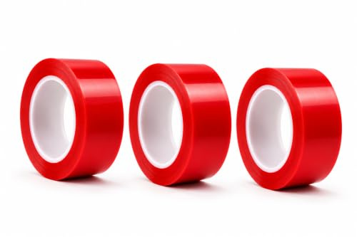 ACIT Nastro Biadesivo per parrucche 3 rotoli, 5m x 19mm supertrasparente, ideale per: extension, cosplay e protesi. Trasparente lucido, sottile, rimozione facile e adesivo resistente (19 mm)