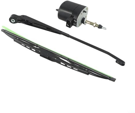 WindsHield - Motor de limpiaparabrisas de 12 V con limpiaparabrisas Lade, rango de limpieza de 105°, para tractor, barco, RV