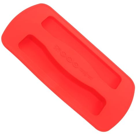 PRETYZOOM Silikon Toaster Abdeckhaube Brotmaschine Deckel Leicht Reinigung Brotbackautomaten Ersatzteil Staubschutz Küchenzubehör Rot