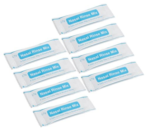 NULYLU Mezcla Para Enjuague Nasal Sal De Lavado Nasal Instantáneo 2.7 g x 40 Paquetes Uso Diario Protección Para Adultos y Niños