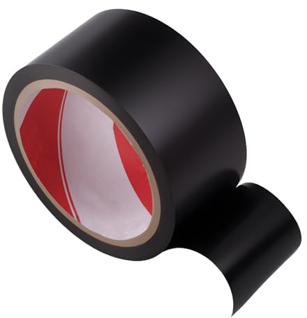 RJLLKD 2 * 200 Inch Black Light Blocking Tape, 100% Light Blocking Strong Adhesive Light Gap Blockers for Blinds for LED Lights, Indicator, Panels and Backlight Modules Excess Light Sources