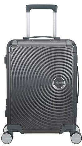 American Tourister Soundbox Alu Spinner 55/20 TSA Trolley Brushed Anthracite anthrazit