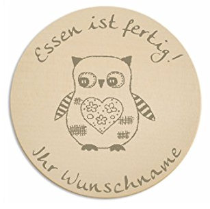 'Sticky Jam Breakfast Board Kids Vintage Owl desired engraving Persons – Breakfast Board Breakfast Plate Children's Melamine Tableware Children's Cutlery