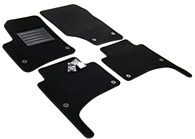MDM SP-2893 Fußmatten Velours Autoteppich passend für Porsche Cayenne I / Volkswagen Touareg I 11.2002>2010, black