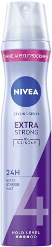 NIVEA Spray coiffant extra puissant (250 ml), spray de coiffage nourrissant avec panthénol et vitamine B3, spray fiable pour coiffage avec tenue 24h