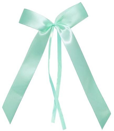 100 StüCk Deko Schleifen Geschenkschleifen Schleifenband Hochzeit Dekoschleife GroßEs Geschenk BöGen Autoschleifen FüR Hochzeit Geburtstage Geschenkverpackung Auto Deko TüTen ZuckertüTen (Grün)