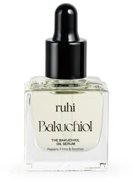 ruhi® BIO BAKUCHIOL Gesichtsöl [NEU] BIO RETINOL Öl Serum 10 ml BAKUCHIOL 1% [pflanzliche RETINOL ALTERNATIVE] Squalan, Kurkuma, Granatapfelkernöl, Vitamin E |vegan, made in DE
