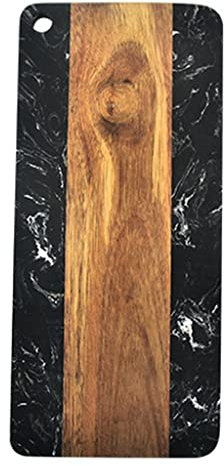 XOOPIT Tagliere da Cucina,Tagliere in Marmo Parquet Tagliere per Pane Piatto Frutta