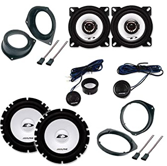 Kit 6 Casse Per Fiat Grande Punto Grande Qualità Con Adattatori E Supporti