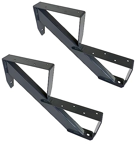 Kaminbau Mierzwa Treppenholm Holz-Treppe Treppenwange Treppenrahmen Anthrazit Wählbar 2-6 Stufen (2 Stufen)