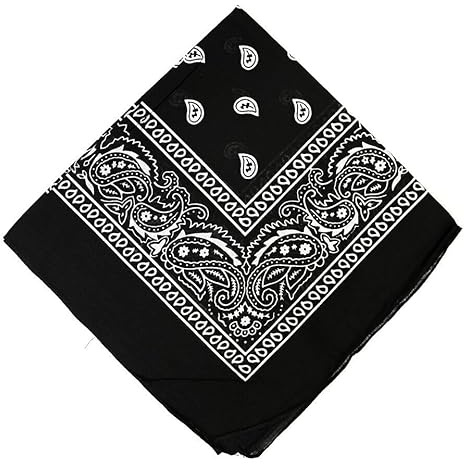 AAMERA Mens Bandana Scarf Face Masks with Paisley Print, Cotton Material