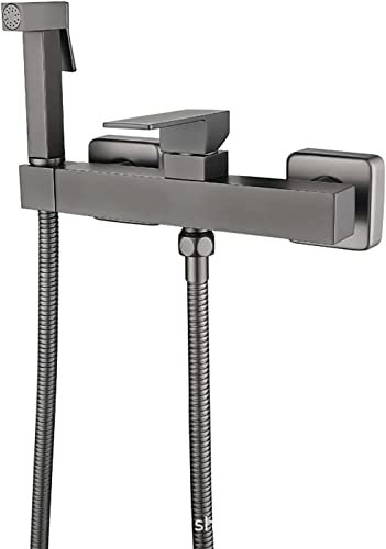 JQFDD Pulvérisateur de Bidet Portable pour Toilettes, Salle de Bain, Ensemble pulvérisateur de Couches avec Eau Froide et Chaude, kit de pulvérisateur de Bidet en Laiton pour hygiène féminine, Type B