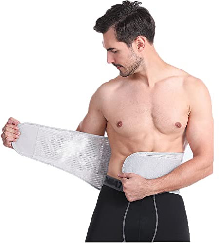 Rückenbandage für Männer und Frauen, Lendenwirbelstütze, Schmerzlinderung im unteren Rücken, atmungsaktive Stützgürtel, Lendenwirbelbandage für Ischias, Skoliose, verstellbare Träger (M/Mittel) (AL/Gr