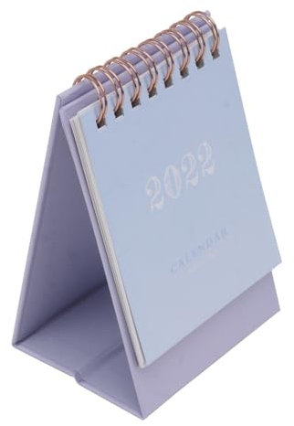 LALAFINA Tischkalender Mini Faltbarer Spiralkalender Aus Hochwertigem Papier Für Zuhause Büro Und Schule Platz Sparend Memo-geschenk