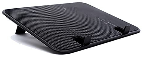 14 Inch Laptop Cooler 5V Dual Fan USB External Laptop Cooling Pad Slim Stand High Speed Silent Metal Panel Fan (Color : B)