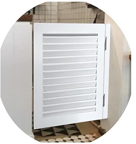 Weiße Schwingtüren for Cafés, halbhohes Zauntor, Sichtschutz-Trennwand, Salontür for den Eingang zu Bar, Esszimmer und Badezimmer, individuelle Größe(W55xH90cm/22x35in)
