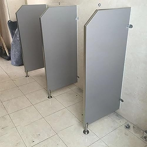 Urinal-Trennwand für Toiletten, bodenstehend, Urinal-Schallwand für Erwachsene, mit Edelstahl-Eckcode für Schulen/Kindergärten/Einkaufszentren/öffentliche Orte