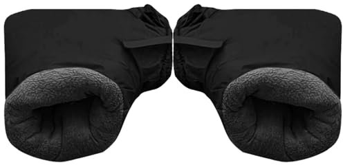 Weqizuerqi Handschuhe für Bar-Scooter, Winter, wasserdicht, winddicht, Handschutz, warm, Kälteschutz, Winter-Motorradhandschuhe, warme Stangenhandschuhe, Fahrradzubehör für batteriebetriebene
