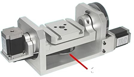 Fräsmaschine, Fünf-Achs-Teilapparat CNC-Teilapparat A-Achse Drehachse CNC-Teilteller,Dauerhaft rostfrei