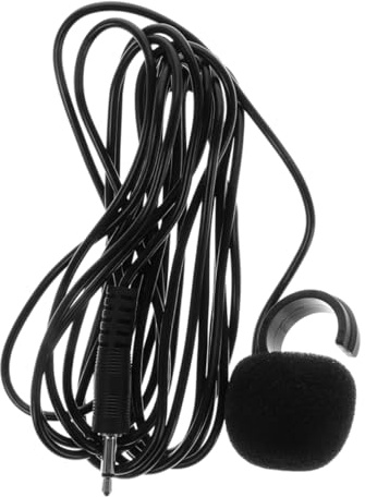 GOOHOCHY Instrument Clip-on Microphone 1.5m Wired Pickup for Flute Hulusi Harmonica Ocarina Sheng Microphone Amplifier Audio Recording for Musicians