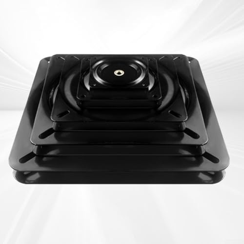 babominimer 360°-Stahl-Kugellager-Drehplatte für Drehstühle, Bootssitze und Hocker, robuste kaltgewalzte Stahlkonstruktion mit leiser Drehung, Rost (20,3 cm)