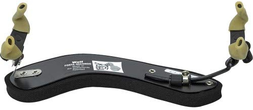 Wolf Forte Secondo Schultersttze Violine 4/4-3/4 - mit Schaumstoff-Auflage - Form gebogen - beidseitig hhenverstellbar (0,5-8 cm)