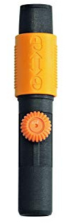 Fiskars Original Universaladapter | Länge: 17 cm, Kunststoff, Schwarz/Orange, QuikFit, 1000617