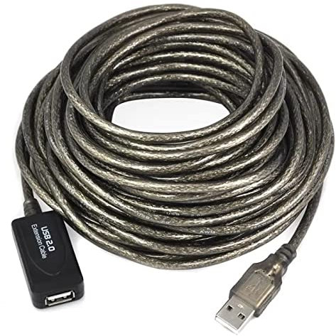 Link-e - Cable alargador USB 2.0, macho a hembra, 5 o 10 m de longitud, para repetidor, extensión o prolongador 5 m