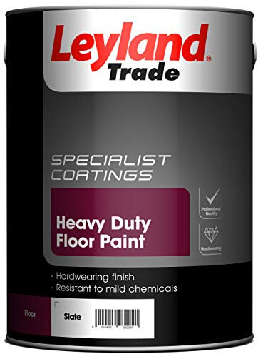 Leyland Trade Heavy Duty Floor Paint - Slate 5L