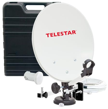 Telestar 35 Parabola satellitare da campeggio, Bianco, 35 cm (13.7 pollici)