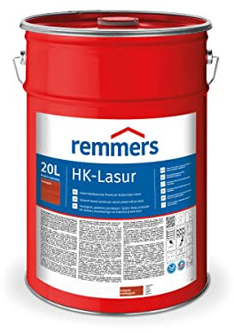 Remmers HK-Lasur 3in1 ebenholz, 10 Liter, Holzlasur aussen, 3n1: Imprägnierung, Grundierung & Lasur, Holzschutz vor Feuchtigkeit & UV-Strahlung