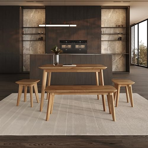 Krok Wood Esstisch Paris aus Massivholz (Eiche, 110 x 75 x 75 cm)