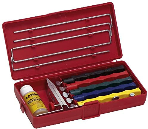 Lansky Sharpeners deluxe sharpening set with 5 sharpening stones
