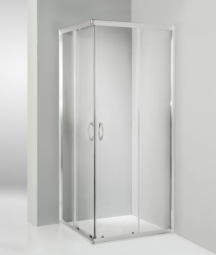 Hydra Box Doccia angolare Porta Scorrevole 65x65 cm Trasparente Serie n