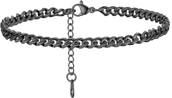PROSTEEL Herren Armband Klassische Panzerkette 3,5/6/9/12mm 21cm kubanische Gliederkette Armband Herren Hip-Hop Armkette ModeSchmuck Accessoire für Männer Frauen Edelstahl/18k vergoldet