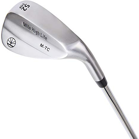 Mile High Life | Smidda wedgeklubbset för golf | Golf Gap Wedge set för nybörjare | Beröm kil golfklubbor för män och kvinnor (silver-52 grader)