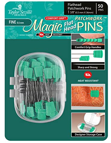 Taylor Seville Magic Flachkopf, Patchwork, fein, 50 Stück