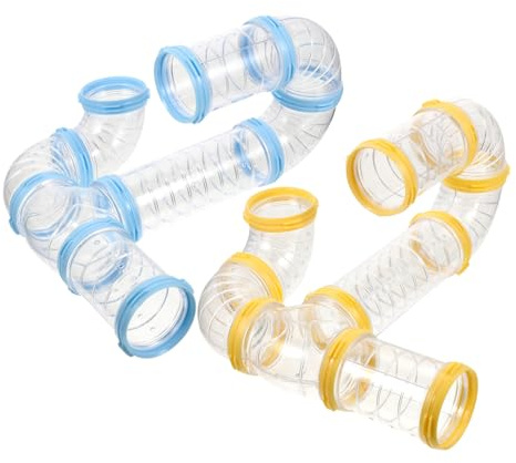 SEWOART Plastic Hamster Tube Hamster Cage Tunnel DIY Tube Tool for Small Animals Connectable Tunnels Pet Cage Supplies External Use Rodent Habitat Playground