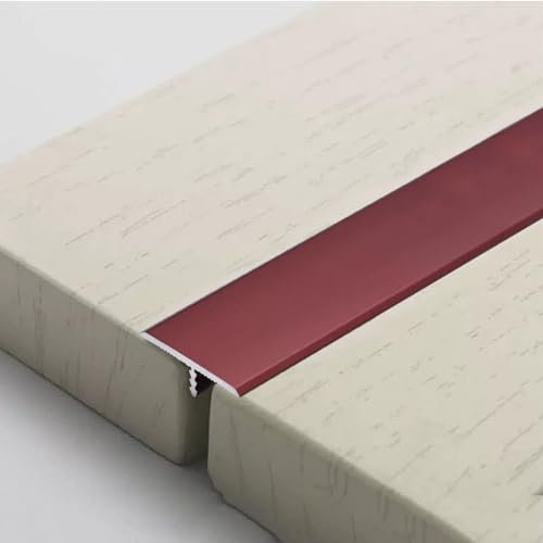 Aluminum T Molding Trim Floor Transition Strips Black White Grayden, 15 20 33 40Mm Wide Doorway Edge Trim for Wood Vinyl Laminate Floors,Ng Sturdy Butt up Threshold-Moldings Trim/Red/W 30Mm