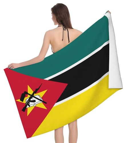 Herren Damen Handtücher Flagge Von Mosambik Microfaser Handtücher Erwachsene Saunatuch Kinder Duschtücher Für Strand Yoga Reise