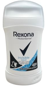 6er Pack - Rexona Women Antitranspirant Deodorant Stick - Invisible Aqua - 40ml