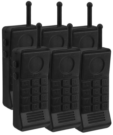 BESTonZON 6stücke Spielzeug-Telefon Für Junge Mädchen Robustes Plastikdesign Interaktives Spielzeug Mit Realistischer Kommunikationssimulation Sicher Für Mädchen Und Jungen Für