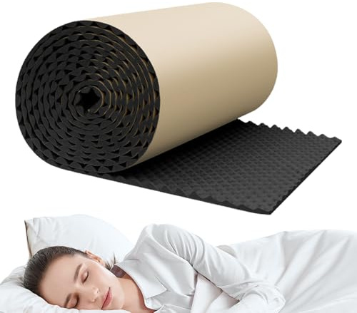 Materiali Fonoassorbenti E Insonorizzanti Per Auto, 100/200 X 50cm Tappetino In Schiuma Antivibrante, Isolante Termico Per Cofano Motore Schiuma Isolamento, Tappetino Tagliabile Isolante Antirumore