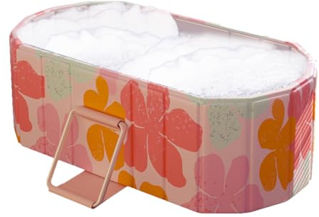 Baignoire à glace pliable : seau de baignoire isotherme léger, gain de place | Accessoire de bain robuste avec intérieur anti-fuite pour récupération sportive, spa