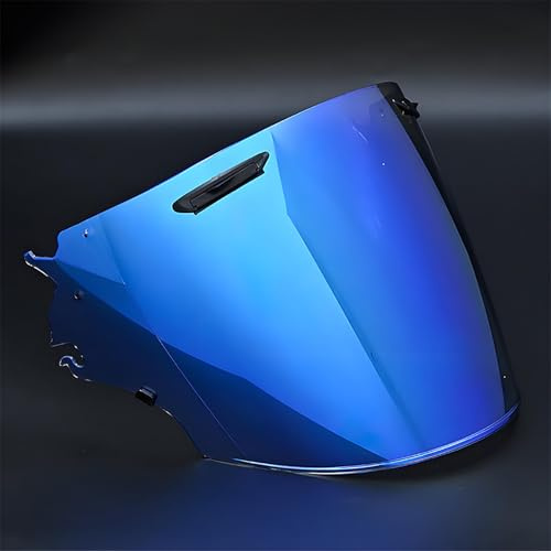 UYTKTN Moto Visière de Casque pour Arai VZ Ram, Verres de Casque de Moto Visière Teintée pour Casque de Moto Accessoires de Remplacement Pare-Brise,C Tea Dark Blue